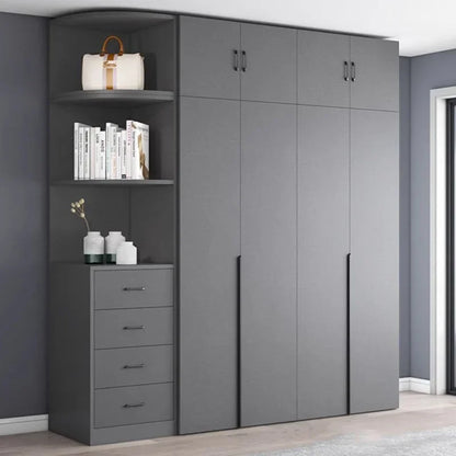 Nordic Storage Wardrobe Luxury Doors Large Cabinet Open Closets Wardrobes Shelves Drawers Armadio Camera Da Letto Furniture