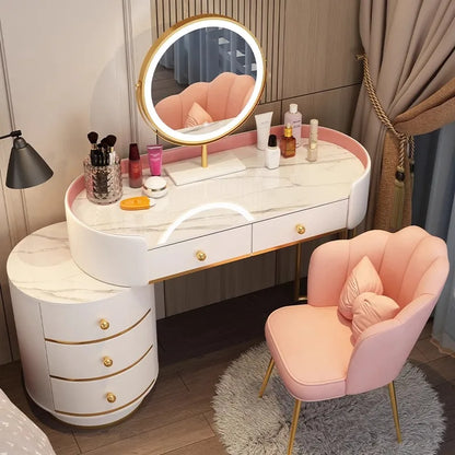 Light Luxury Dresser Master Bedroom 2024 New Modern Simple Small Apartment Makeup Table Storage Cabinet One Interior Decoration