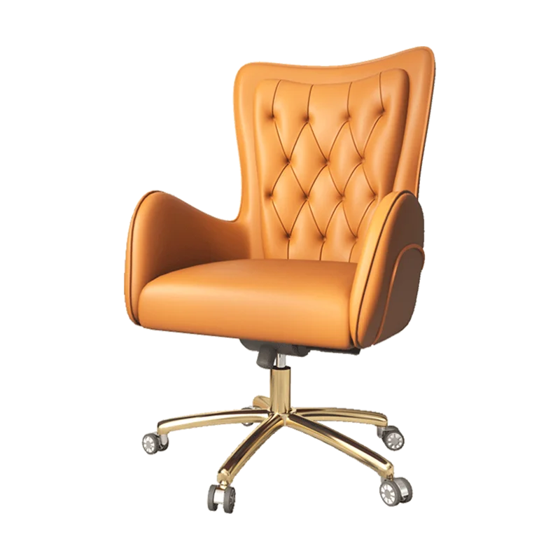 Bureau Nordic Office Chairs Leather Luxury Metal Adjustable Office Chairs Modern Gaming Krzesła Biurowe Adjustable Furnitures