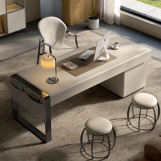 Computer Executive Office Desks Reception Wood Modern Writing Office Desks Luxury Meeting Tablo Oficina Office Furniture WN50OD