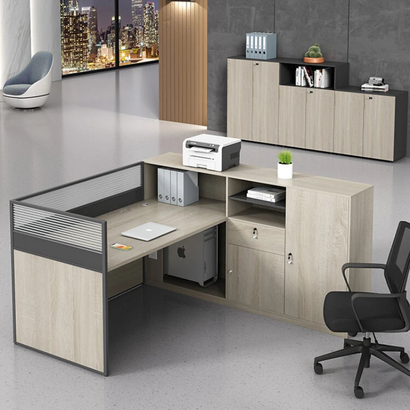 Laptop Desk Meeting Table Corner Desktops Study Executive Office Shelf Writing Bedroom Minimalist Meuble Bureau Furniture Room