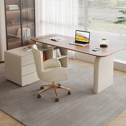 Setup Executive Table Work Desk Supplies Drawers Office Accessories Work Desk Reception Mesa De Escritorio Working Equipment ZT