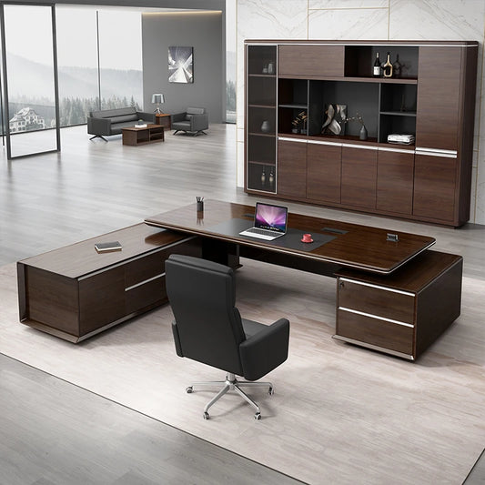 Computer Desks Office Desk Accessories Automatic Executive Luxury Organizer Supplies Auxiliary Table Offices Standing Wooden