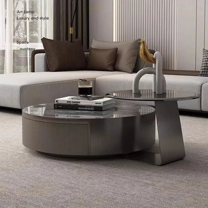 Modern Coffee Table Home Sofa Metal Ornament Unique Coffee Table Living Room Plmodern Set Portable Italian Mesa Centr Home Decor