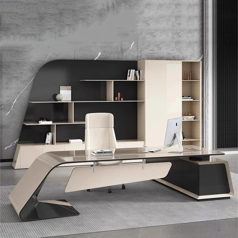 Auxiliary Desk Executive Office Desks Computer Organizer Desktop Accessories Escritorios De Oficina Reception Study Table Room