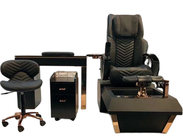 2023 Luxury Nail Beauty Salon Furniture Pedicure Spa Chair With Jet