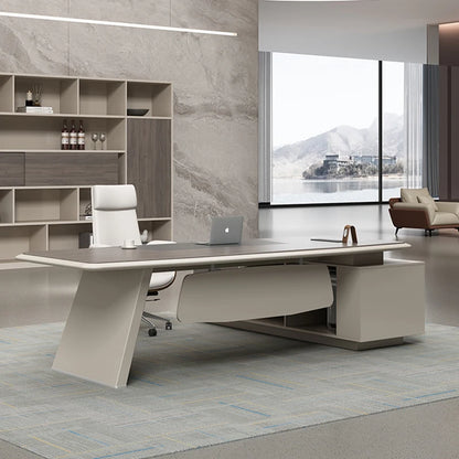 Vanity Work Desk Pullout Under Computer Executive Modern Corner Luxury Work Desk Storage Scrivania Elettrica Office Supplies