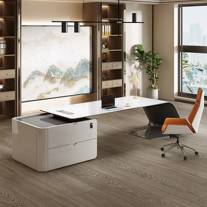 Executive Storage Office Desks Boss Workstation Minimalist Designer L Shaped Office Desk Modern Mesas De Escritorio Furnitures