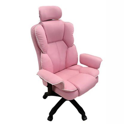 Luxairy Executive Office Chair Armpad Fancy White Design Comfy Mobile Chair Ergonomic Modern Sillas De Oficina Office Furniture