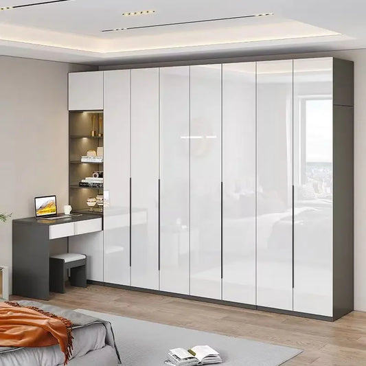 Clothes Storage Luxury Wardrobe Bedroom Modern Wood Doors Cupboard Wardrobe Bedroom Apartment Szafy Do Sypialni Furniture