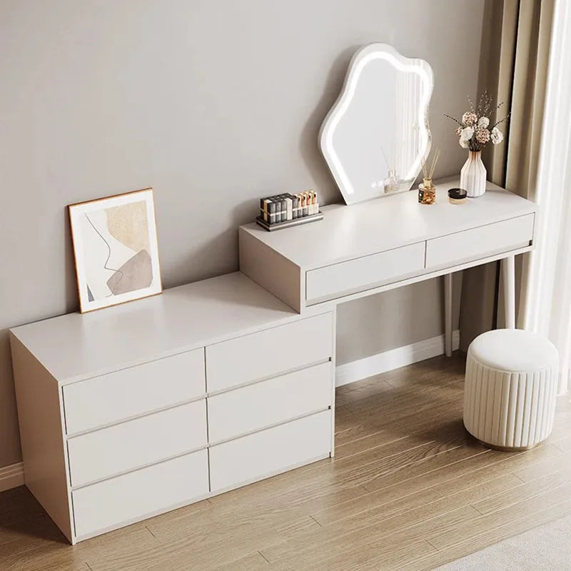 Wood Coffee Dressing Table Desk Bedroom Modern Small Vanity Table Wood Cosmetic Tocadores Para El Dormitori Home Furniture