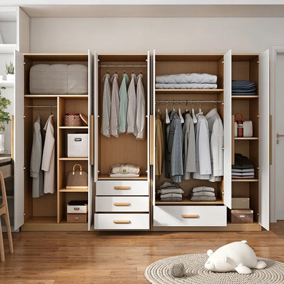 Hangers Luxury Wardrobes Rack Display Cabinets Standing Wardrobes Space Saving Modern Meuble De Rangement Minimalism Furniture