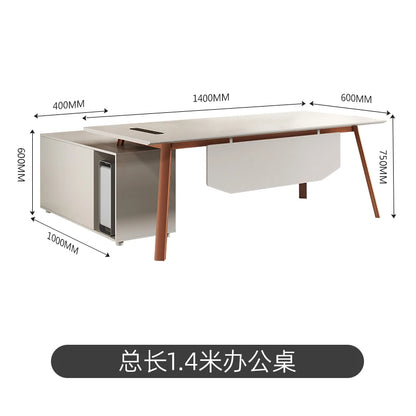 Standing Gaming Desk Study Organizer Wooden Executive Corner Office Desk Writing Meeting Bureau Meuble Office Desk Accessories