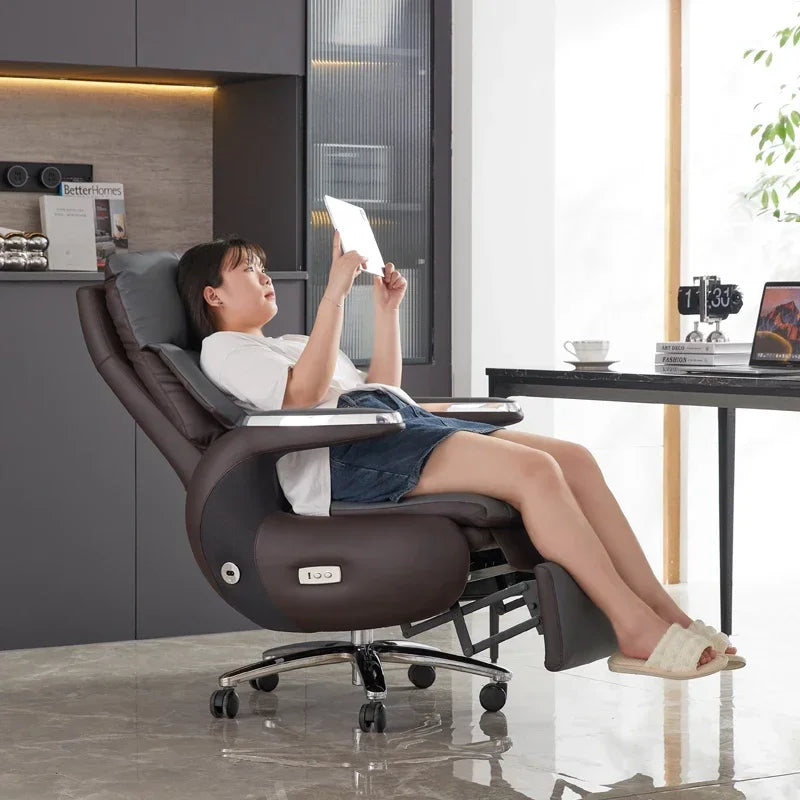 Foot Pedal Office Chairs Bedroom Executive Comfy Study Executive Cushion Office Chairs Wheels