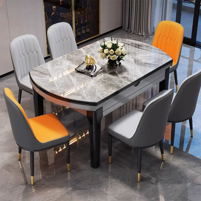 Folding Luxury Dining Table Extension Modern Design Breakfast Dining Table Living Kitchen Mesa Comedor Decoration Accessories