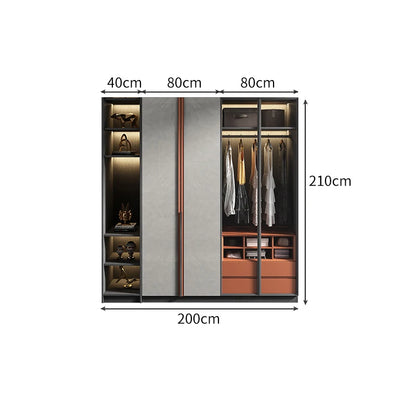 Luxury Organizer Wardrobe Underwear Handle Dividers Clothes Partition Cupboard Bedroom Multifunctional Storage Armario Furniture