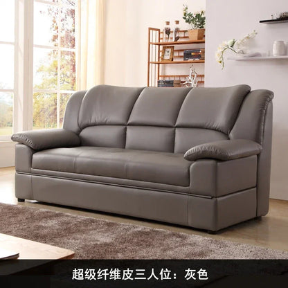 Customized leather sofa bed, dual-use, multi-functional small family, net red, foldable living room, double with storage comb