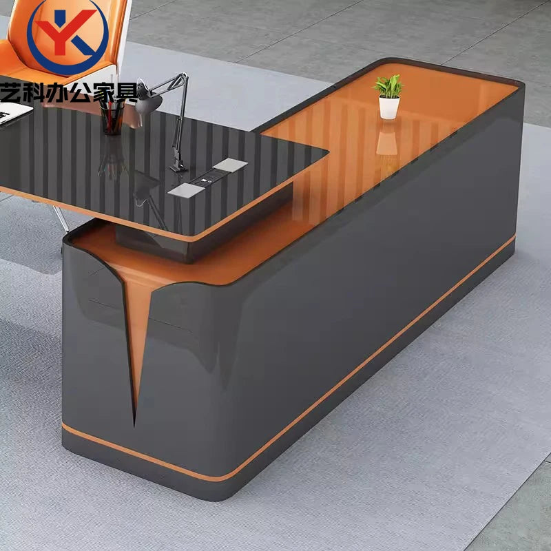 Drawers Manicure Office Desk Makeup Writing Coffee Office Desk Modern Executive Escritorios Para Casa Office Furniture MZ50OD