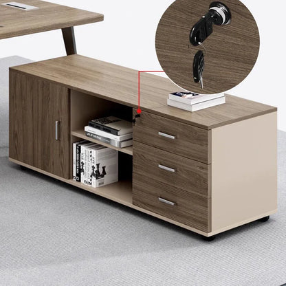 Standing Organization Office Desks Writing Monitor Wood Gaming Executive Office Table Modern Tavolo Da Lavoro Luxury Furnitures