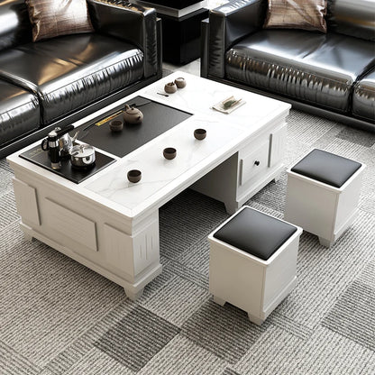 Black Modern Coffee Tables Marble Design Living Room Coffee Table Minimalist Floor Mesas De Centro Para Sala Furniture For Home