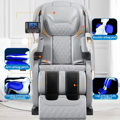 YJ-5824 New Model Home Office Furniture Electric Heating Body care foot massage zero gravity full body Touch Screen