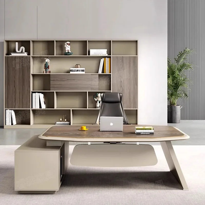 Desktop Filing Office Desk Executive Modern Laptop Meeting Drafting Console Office Desk Coffee Tavolo Da Lavoro Furniture HDH