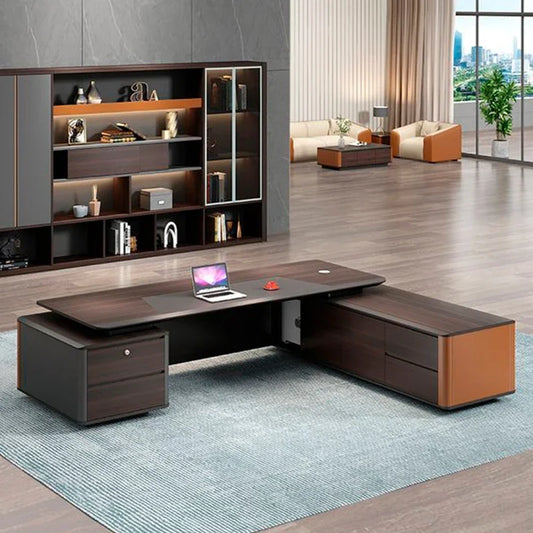 Executive Conference Drawers Desk Corner Filing Work Study Office Desk Standing Storage Mesa De Escritorio Desk Accessories