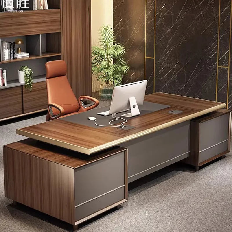 Reception Desk Organizer Computer Executive Drawers Modern Office Desk Conference Escritorios De Oficina Office Furniture