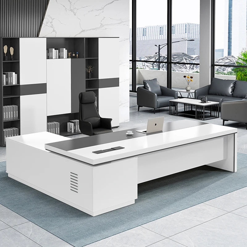 Free Shipping Home European Office Desk Executive Organizer Secretary Moderndesk Unusual Reading Bureau Meuble Dining Room Sets