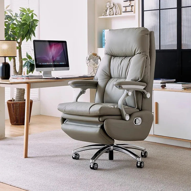 Bedroom Study Office Chairs Luxury Accent Executive Cushion Nordic Executive Office Chairs Leather Sillas De Oficina Furniture