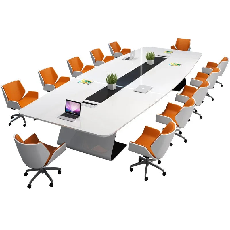 Conference Table Paint Simple Modern Atmosphere High-end Conference Room Bar Negotiation Table