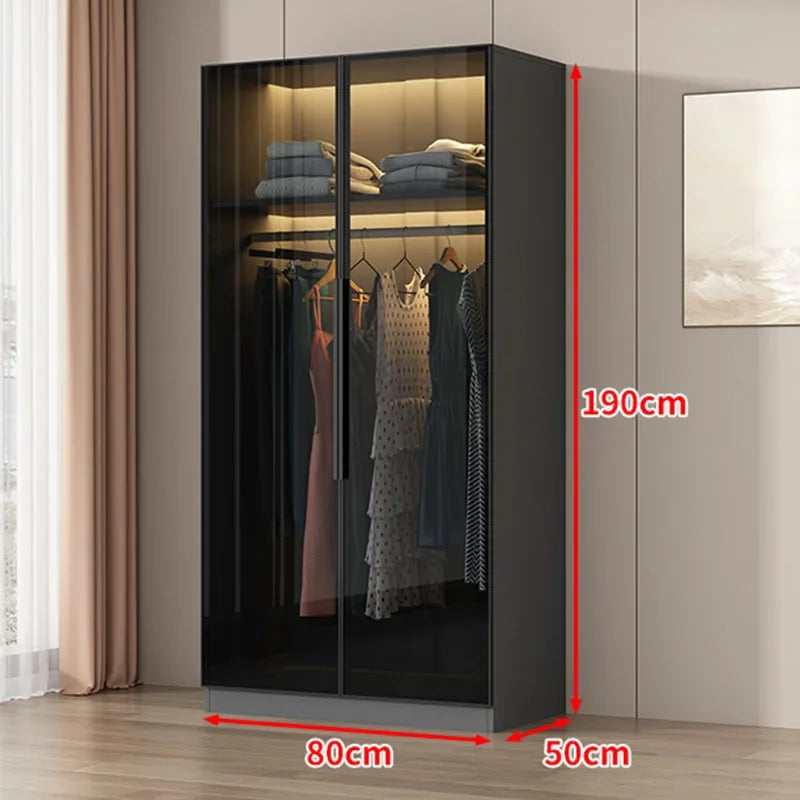 Modern Closet Wardrobes Display Bedroom Shelf Luxury Drawers Clothing Rack Bedroom Cloth Display Meuble De Rangement Furniture