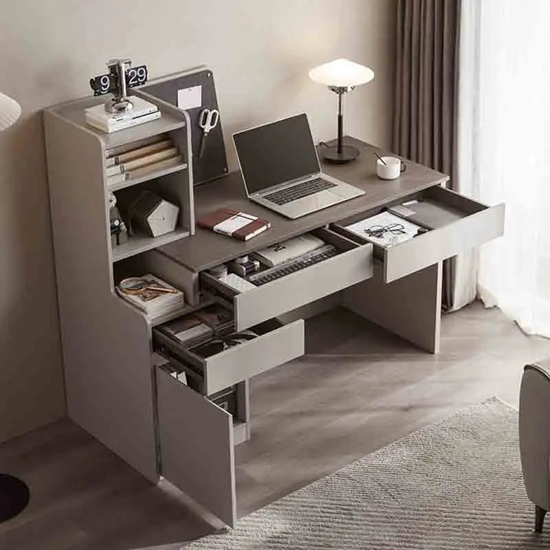 Wooden Vanity Office Desks Studying Executive Storage Drawers Office Desk Conference Keyboard Scrivania Ufficio Lavoro Furniture