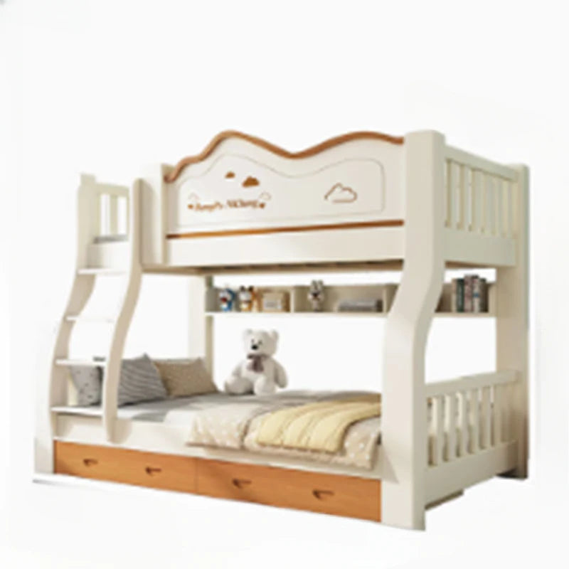 Royal Luxury Double Bed Nordic Modern Whitr King Size Frame Double Bed Kids Girl Sleeping Cama Matrimonio Bedroom Furniture