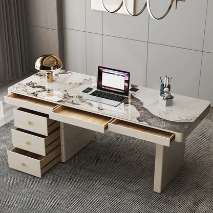 Computer Makeup Work Desk Modern Gaming Shelf Executive Wooden Work Desk Reception Escritorio Gaming Working Equipment ZT50WD