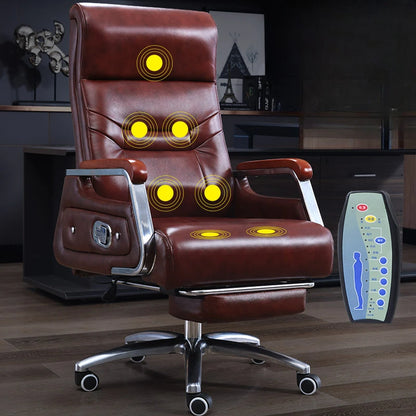 Rotating Executive Office Chair Leather Massager Ergonomic Computer Office Chair Nordic Modern Cadeiras De Escritorio Furniture