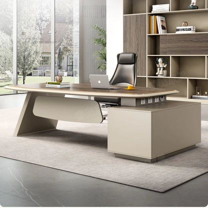 Modern Organiser Computer Desk Big Standing Executive Laptop Office Desk Pc Drawers Escritorio Para Compuradora Modern Furniture