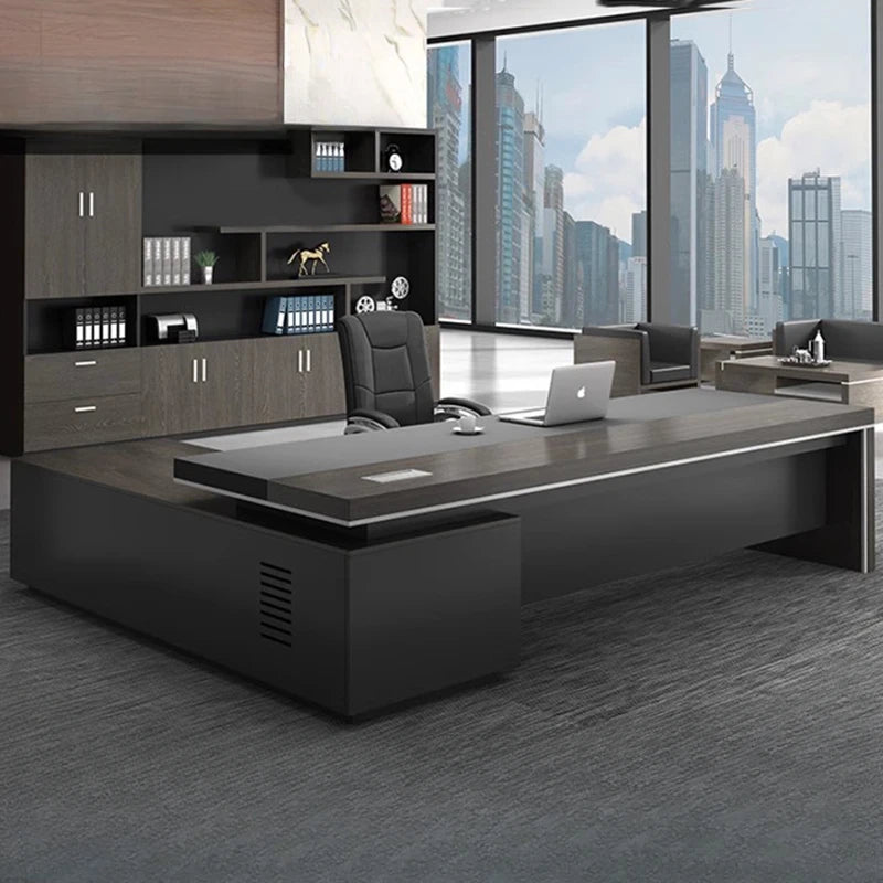 Drawers Executive Office Desk Bedroom Luxury Reception Writing Office Desk Standing Scrivania Con Cassetti Home Furniture