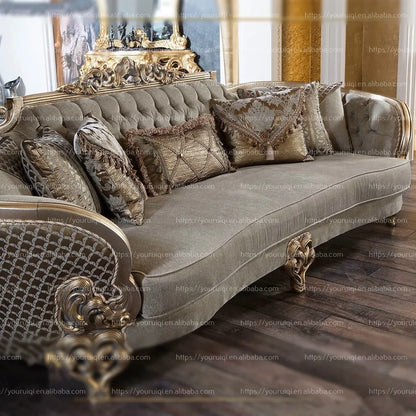 Antique Sofa Two Seater Royal Wedding Sofa Luxury Living Room Furniture Sofas Set