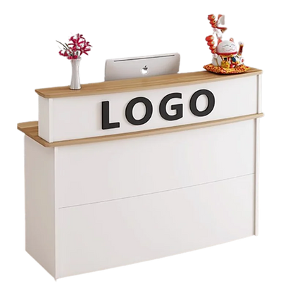 Cashier White Reception Desks Nordic Design Bar Luxury Modern Reception Desks Stylish Office Mostrador Commercial Furniture