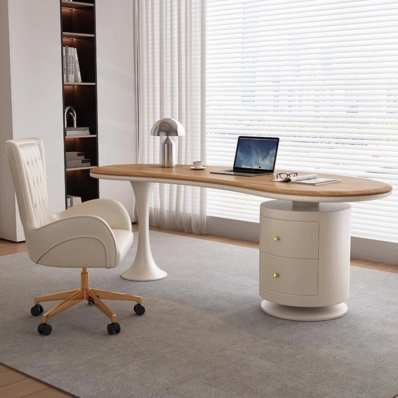 Modern Workstation Office Desk Writing Drawers Meeting Executive Desk Wood Console Scrivanie Per Ufficio Office Furniture