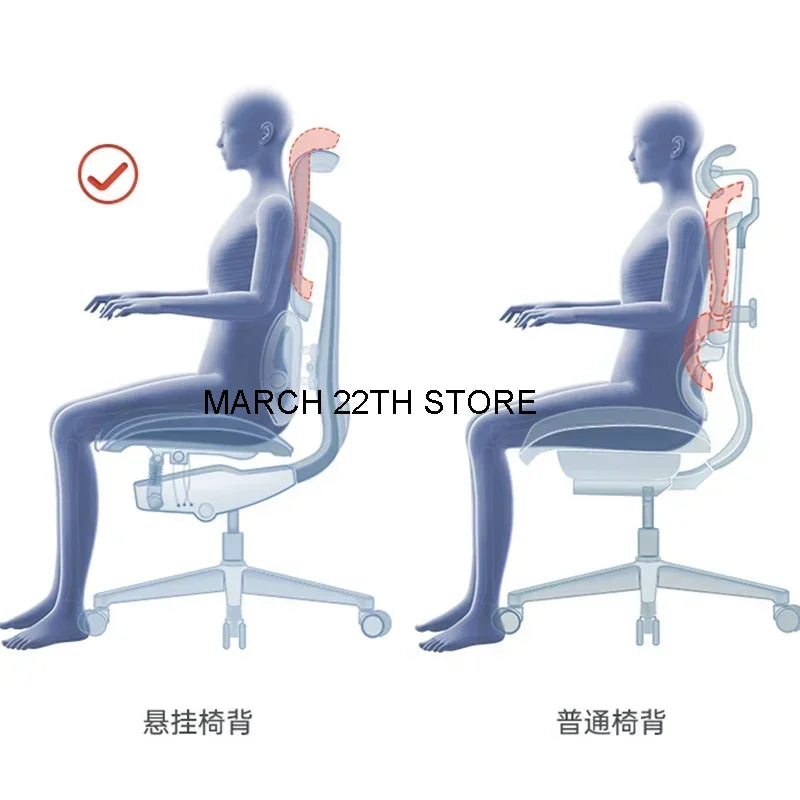 Ergonomic Chaise Gaming Office Chair Recliner Executive Swivel Folding Chair Armchair Sillas Escritorio Con Ruedas CHAIR SY50OC