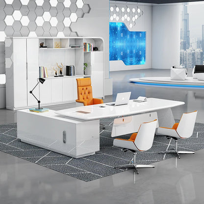 Meeting Table Office Desk White Standing Keyboard Modern Monitor Long Wood Work Office Desk Mainstays Escritorio Accessories