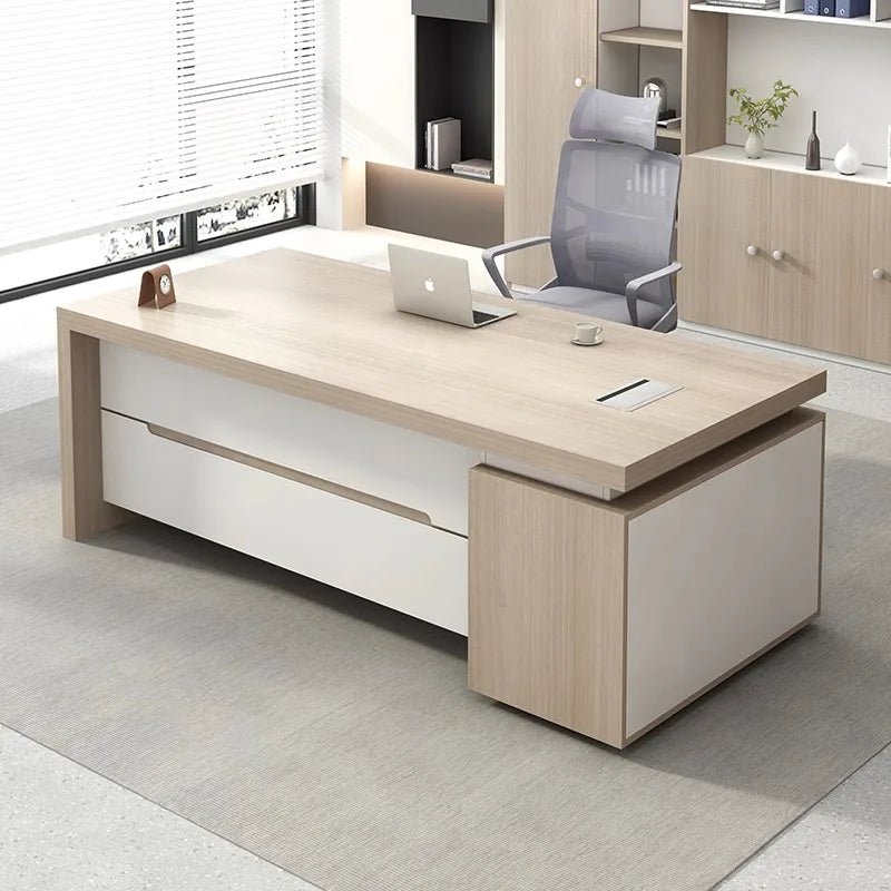 Organizer Minimalist Office Desk Reception Home Executive Secretary Desk Student Shelves Mesa Escritorio Living Room Furniture