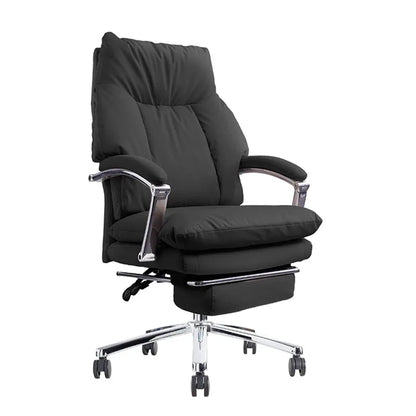 Leather Work Swivel Relaxing Recliner Gaming Chair Desk Footrest Executive Gamer Chair Computer Mobile Leather Modular Furniture