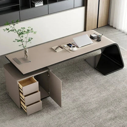 Boss Luxury Office Desks Italian Design Combination Modern Office Desks Executive Computer Escritorio Ordenador Furniture