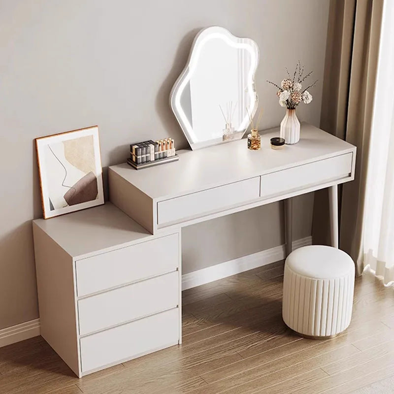 Wood Coffee Dressing Table Desk Bedroom Modern Small Vanity Table Wood Cosmetic Tocadores Para El Dormitori Home Furniture