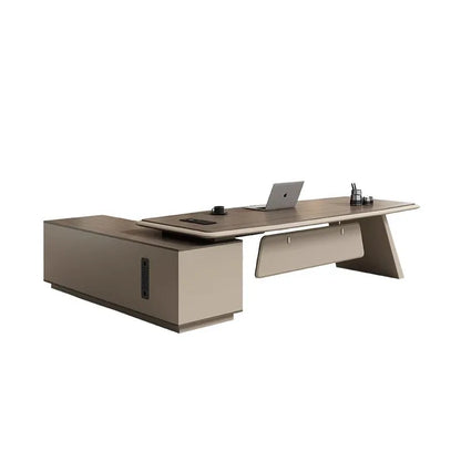 Drawers Counter Work Table Modern Corner Executive Office Desk Workstation L Shape Tavolo Scrivania Ufficio Office Furniture