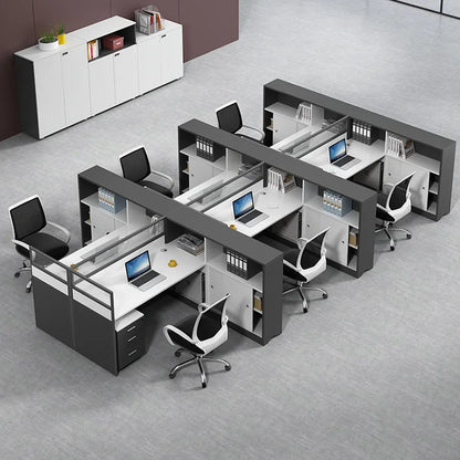 1 to 8 Person Office partition desk Staff table Cubicle workstation desk set commercial office furniture executive office table