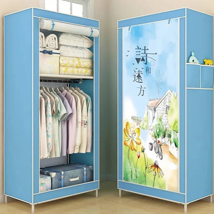 70*45*150  Non-woven Cloth Wardrobe